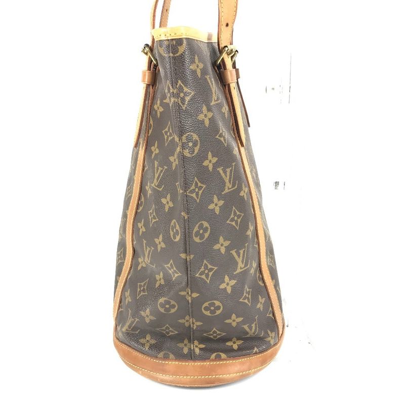 Louis Vuitton Shoulder Bag Bucket GM Bucket GM M42236 Monogram Canvas Brown