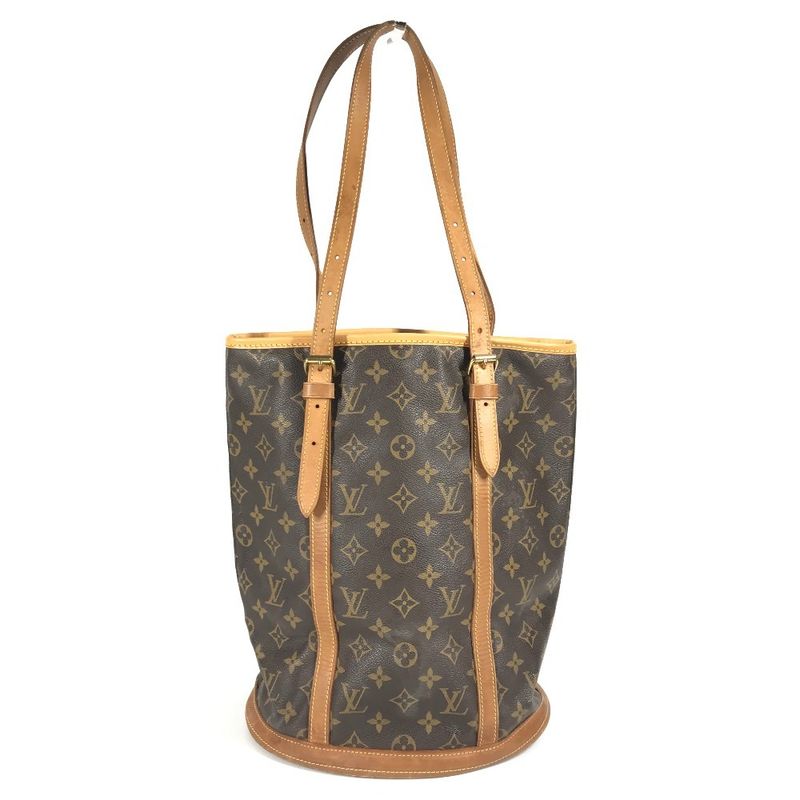 Louis Vuitton Shoulder Bag Bucket GM Bucket GM M42236 Monogram Canvas Brown