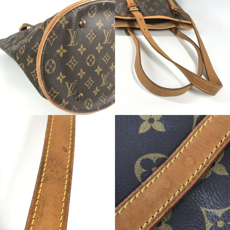 Louis Vuitton Shoulder Bag Bucket GM Bucket GM M42236 Monogram Canvas Brown