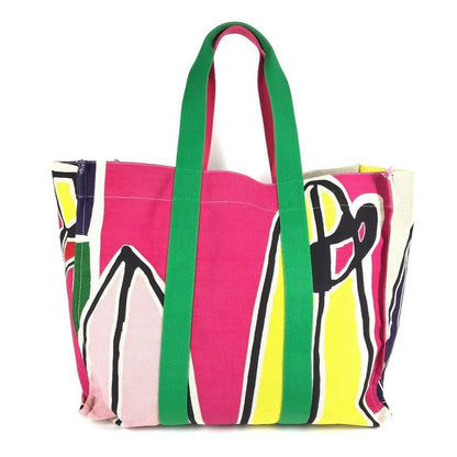 Hermes Shoulder Bag Sebas de Plage Logo Cotton Multicolor