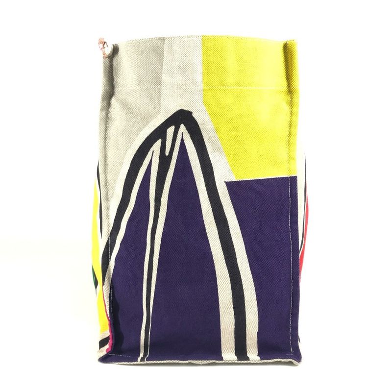 Hermes Shoulder Bag Sebas de Plage Logo Cotton Multicolor