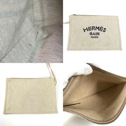 Hermes Shoulder Bag Sebas de Plage Logo Cotton Multicolor