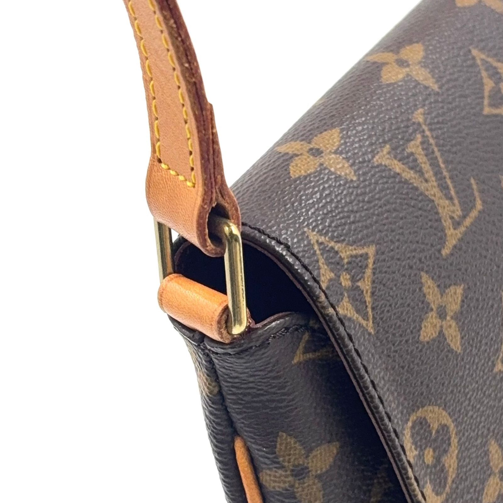 Louis Vuitton Musette Salsa Short Strap Monogram Monogram Leather ×PVC Brown Shoulder Bag
