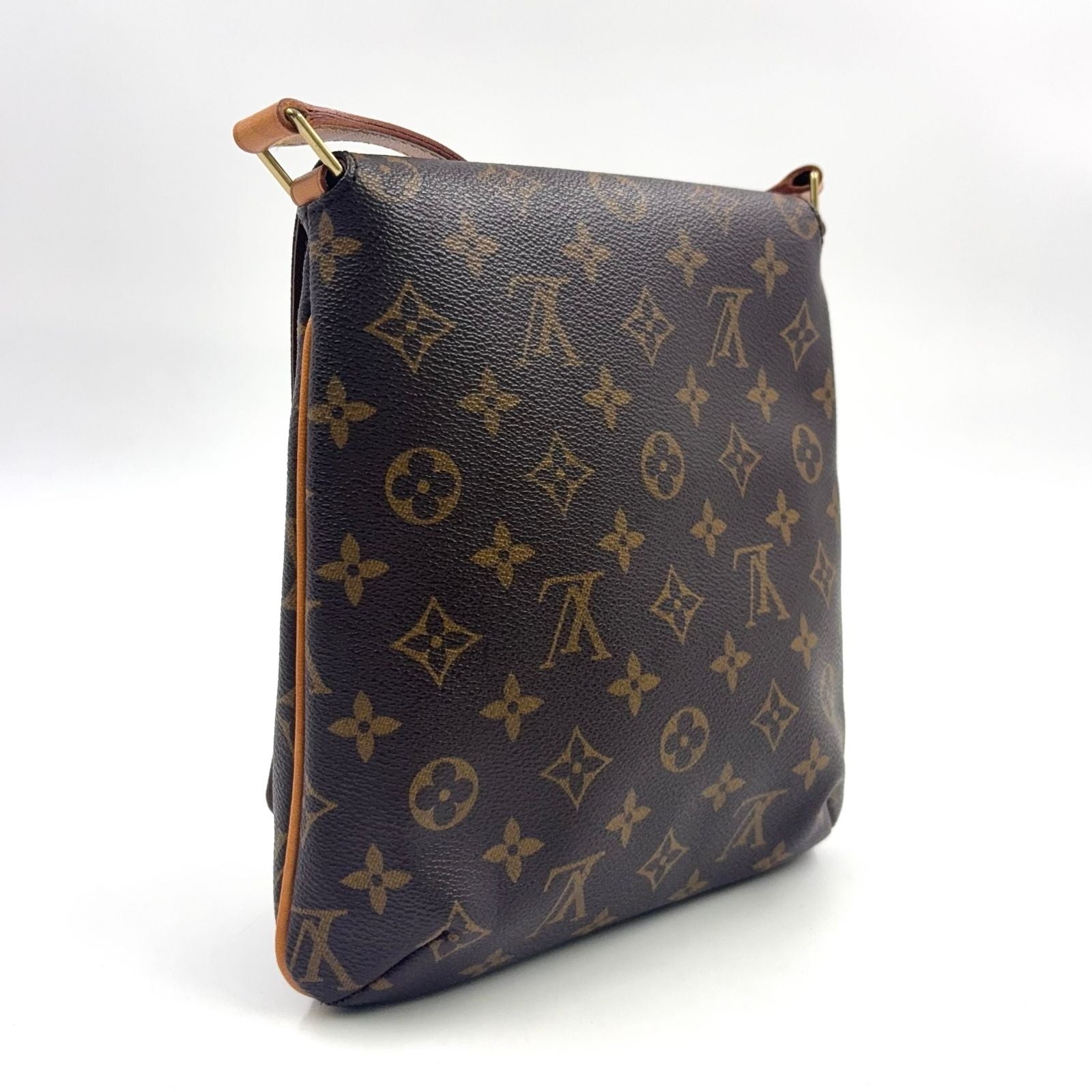 Louis Vuitton Musette Salsa Short Strap Monogram Monogram Leather ×PVC Brown Shoulder Bag
