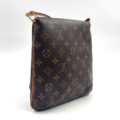 Louis Vuitton Musette Salsa Short Strap Monogram Monogram Leather ×PVC Brown Shoulder Bag