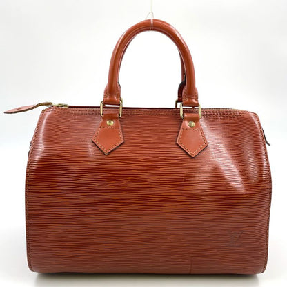Louis Vuitton Speedy 25 Epi Kenya Brown Leather Brown Handbag Gold M43013