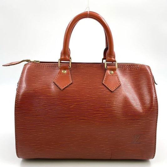 Louis Vuitton Speedy 25 Epi Kenya Brown Leather Brown Handbag Gold M43013