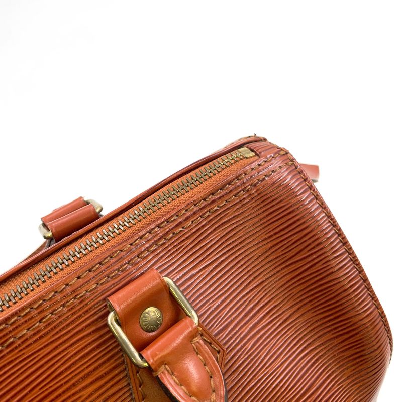 Louis Vuitton Speedy 25 Epi Kenya Brown Leather Brown Handbag Gold M43013