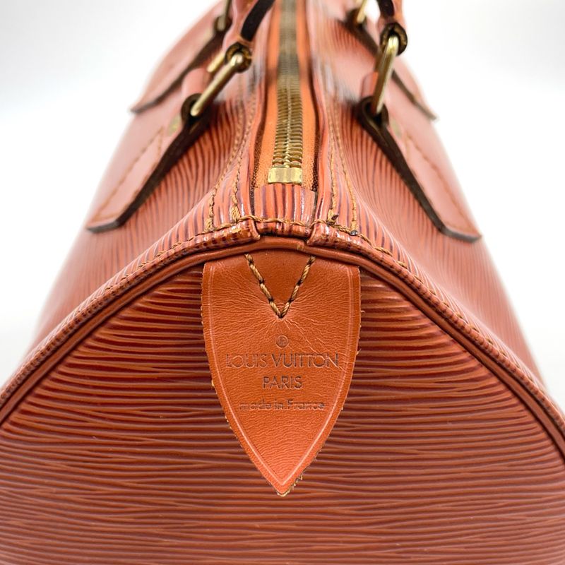 Louis Vuitton Speedy 25 Epi Kenya Brown Leather Brown Handbag Gold M43013