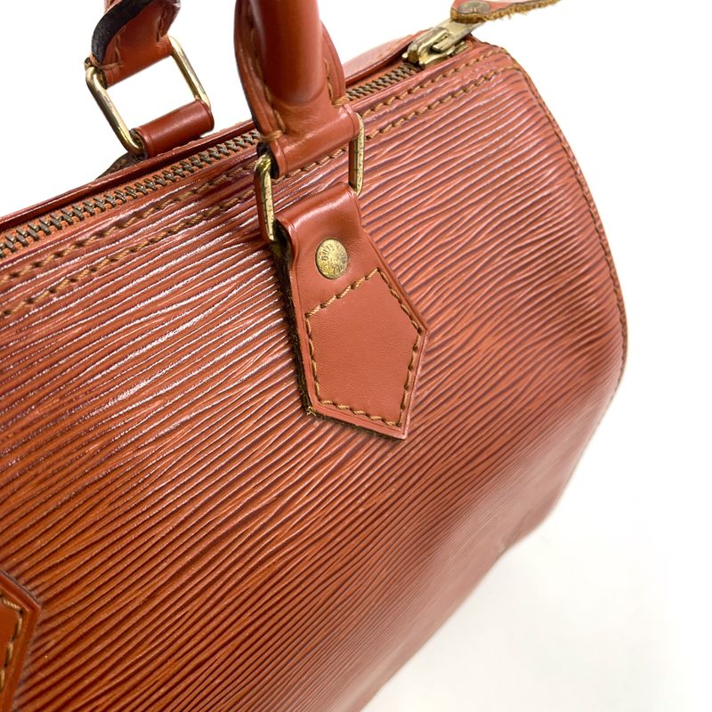 Louis Vuitton Speedy 25 Epi Kenya Brown Leather Brown Handbag Gold M43013