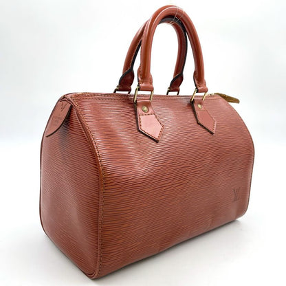 Louis Vuitton Speedy 25 Epi Kenya Brown Leather Brown Handbag Gold M43013