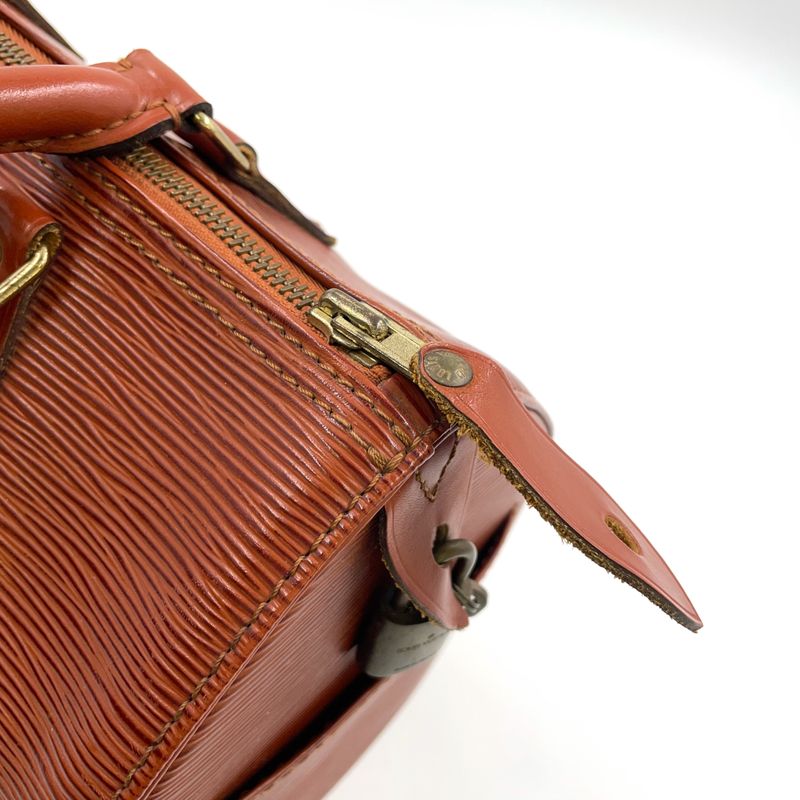 Louis Vuitton Speedy 25 Epi Kenya Brown Leather Brown Handbag Gold M43013