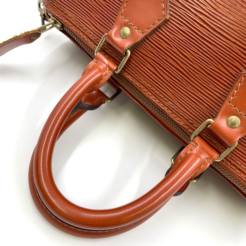 Louis Vuitton Speedy 25 Epi Kenya Brown Leather Brown Handbag Gold M43013