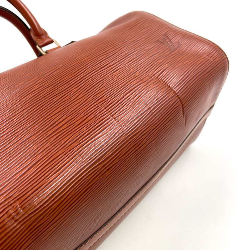 Louis Vuitton Speedy 25 Epi Kenya Brown Leather Brown Handbag Gold M43013