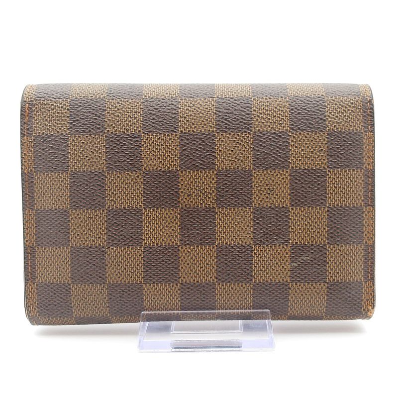 Louis Vuitton Damier Porte Trouss Eau Etui Papier N61202 Ebène