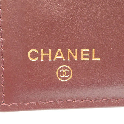 Chanel Trifold Wallet Matelasse Classic Small Flap Wallet Black Gold Hardware