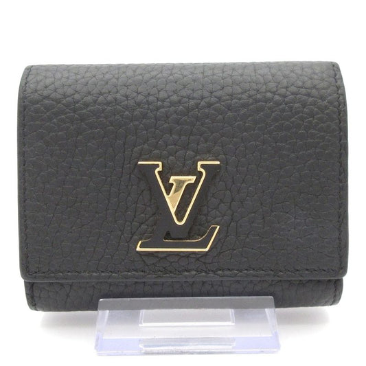 Louis Vuitton Bifold Wallet Capucines Portefeuille Capucines Tiny M12149 Noir