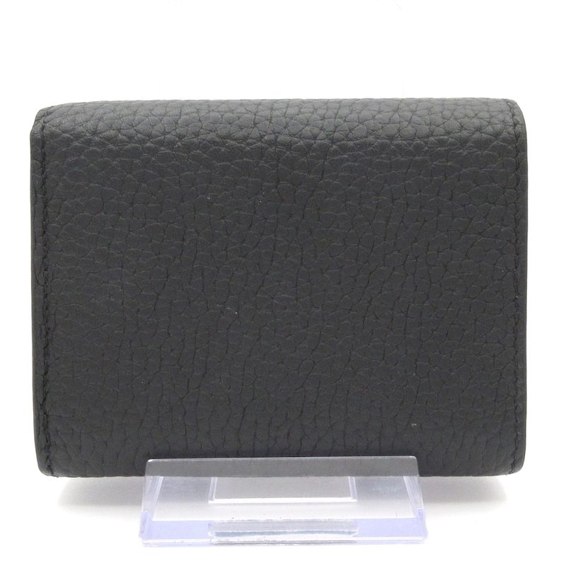 Louis Vuitton Bifold Wallet Capucines Portefeuille Capucines Tiny M12149 Noir