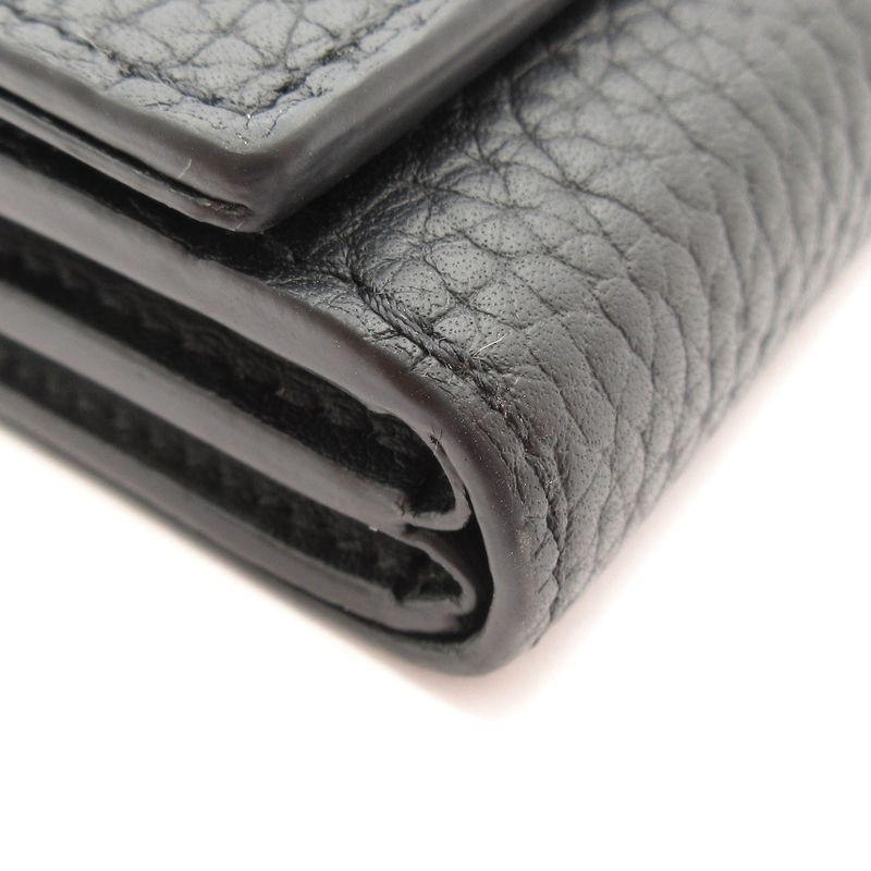 Louis Vuitton Bifold Wallet Capucines Portefeuille Capucines Tiny M12149 Noir