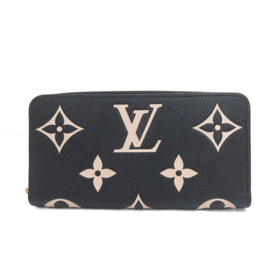 Louis Vuitton Zippy Wallet Bicolor Monogram Long Wallet Round Zipper Leather
