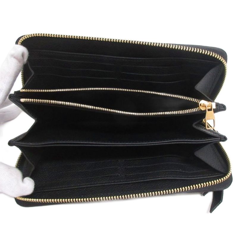 Louis Vuitton Zippy Wallet Bicolor Monogram Long Wallet Round Zipper Leather