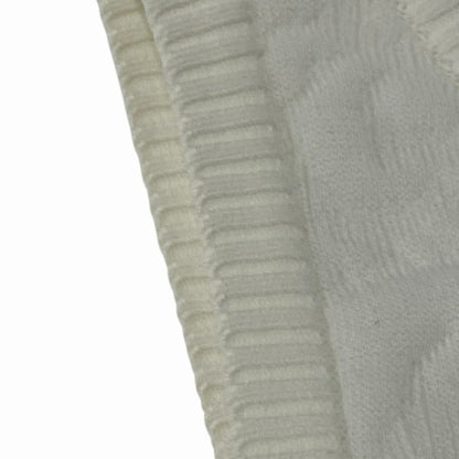 Chanel Dress Sleeveless Coco-mark Damask Embossed P45387k04766 White 36 S