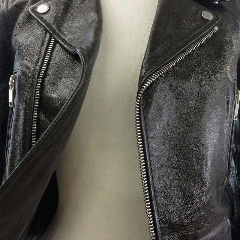 Saint Laurent Paris L01 Classic Motorcycle Leather Jacket Double Riders 481862