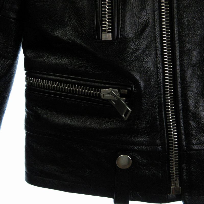 Saint Laurent Paris L01 Classic Motorcycle Leather Jacket Double Riders 481862