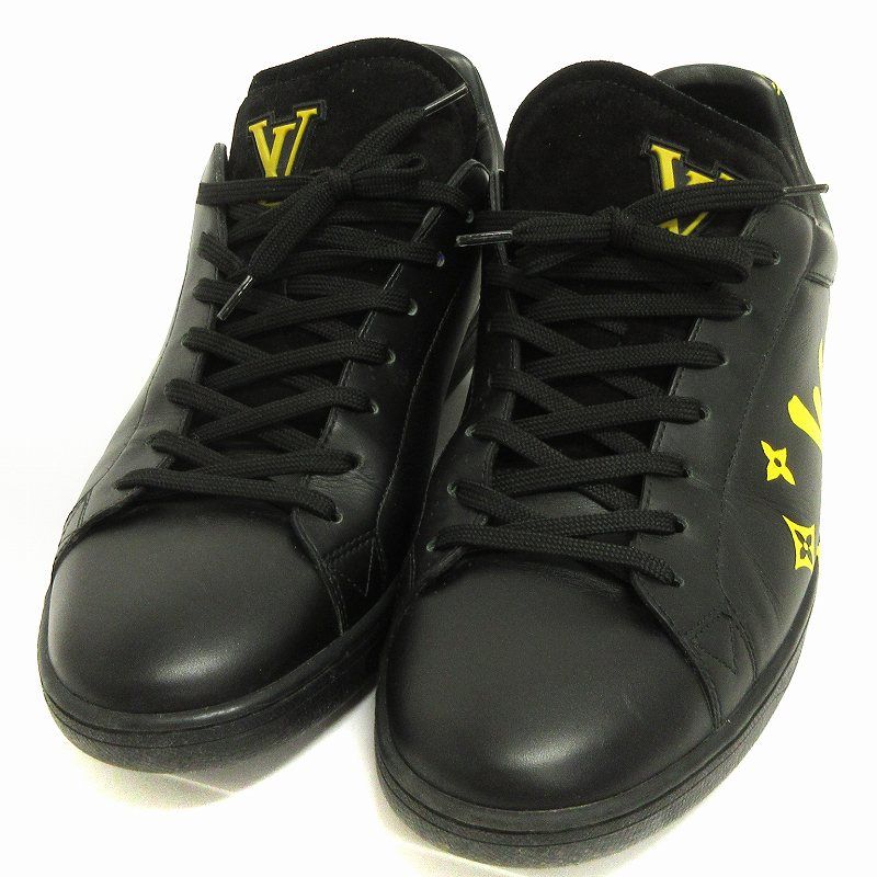 Louis Vuitton Luxembourg Samothrace Line Sneakers Shoes Low Cut LV Logo Leather