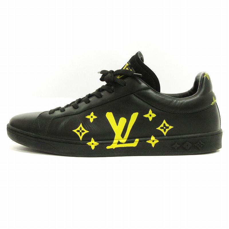 Louis Vuitton Luxembourg Samothrace Line Sneakers Shoes Low Cut LV Logo Leather
