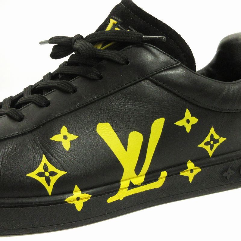 Louis Vuitton Luxembourg Samothrace Line Sneakers Shoes Low Cut LV Logo Leather