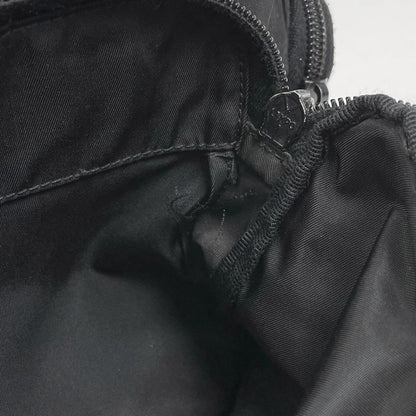 Prada Logo Plate Shoulder Bag Crossbody Shoulder Bag Nylon Nero (Black) Women