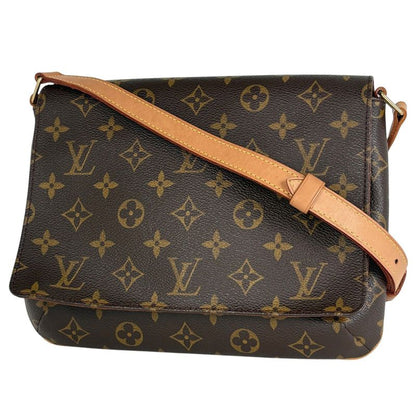Louis Vuitton Musette Tango Long Crossbody Shoulder Bag Monogram Brown M51388