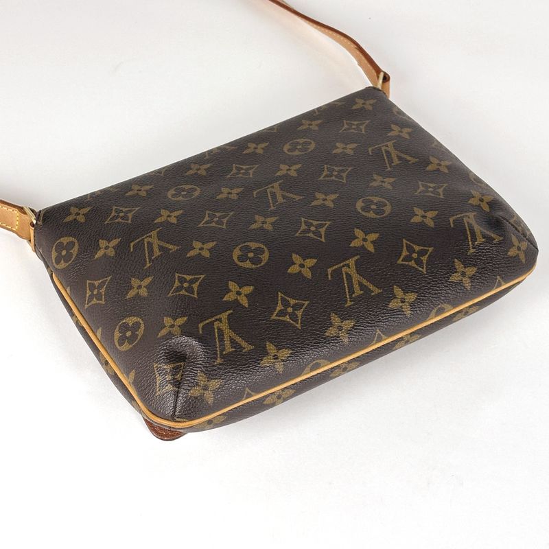 Louis Vuitton Musette Tango Long Crossbody Shoulder Bag Monogram Brown M51388