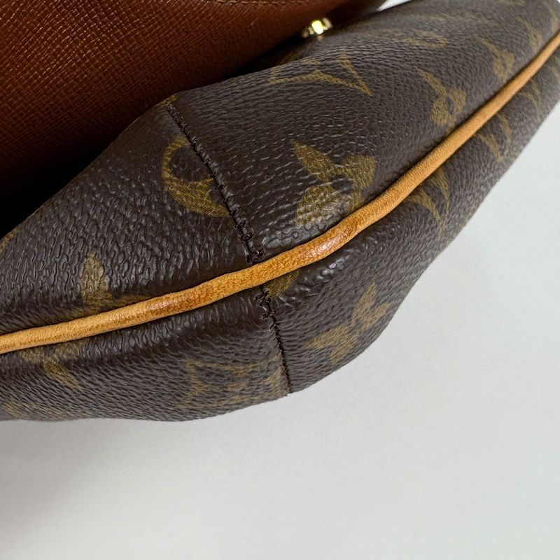 Louis Vuitton Musette Tango Long Crossbody Shoulder Bag Monogram Brown M51388