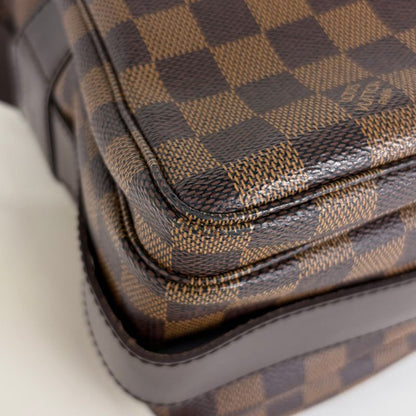 Louis Vuitton Naviglio Crossbody Shoulder Bag Damier Brown N45255 Women