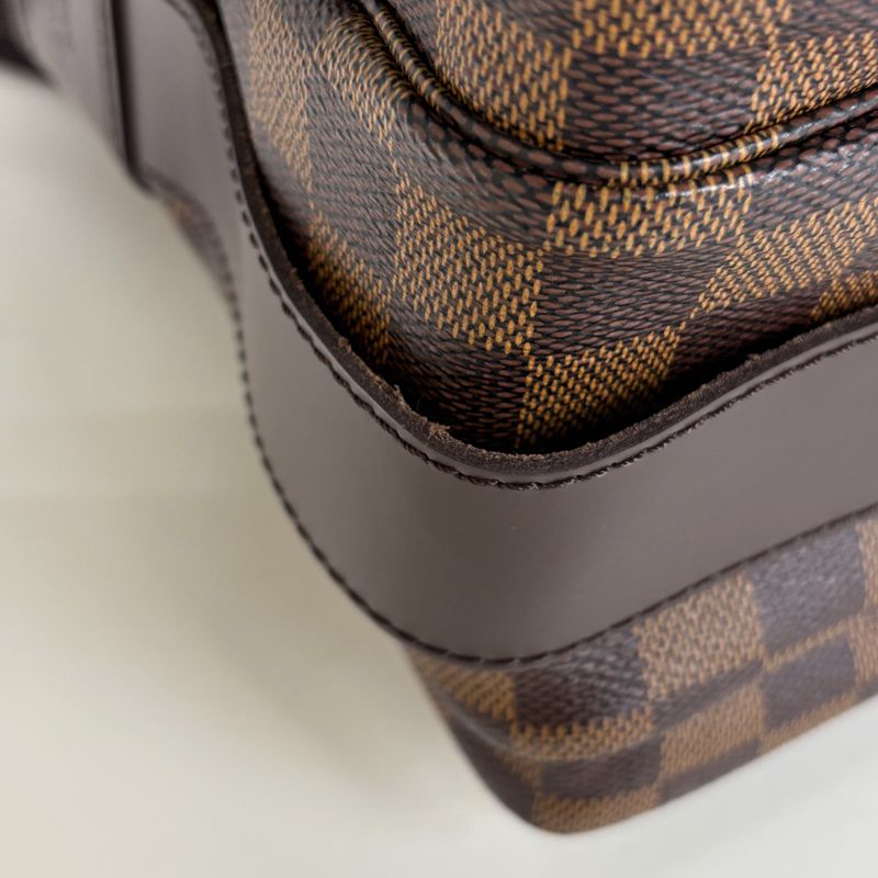 Louis Vuitton Naviglio Crossbody Shoulder Bag Damier Brown N45255 Women