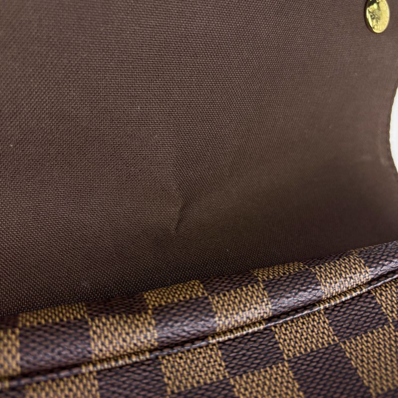 Louis Vuitton Naviglio Crossbody Shoulder Bag Damier Brown N45255 Women