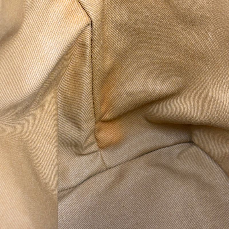 Celine C Macadam Pattern Tote Handbag Khaki Tote Canvas Green Beige Women