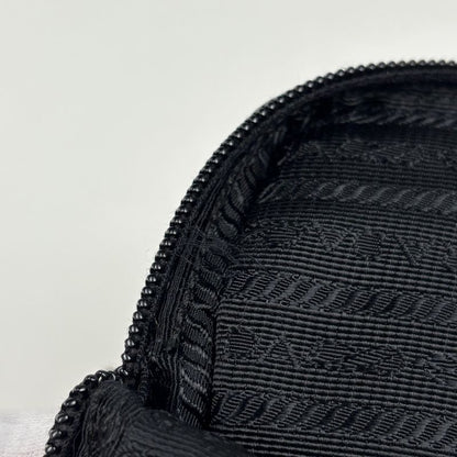 Prada Logo Plate Waist Bag Body Bag Body Bag Nylon Nero (Black) Women