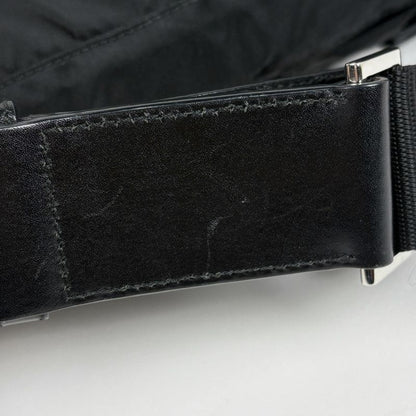 Prada Logo Plate Waist Bag Body Bag Body Bag Nylon Nero (Black) Women