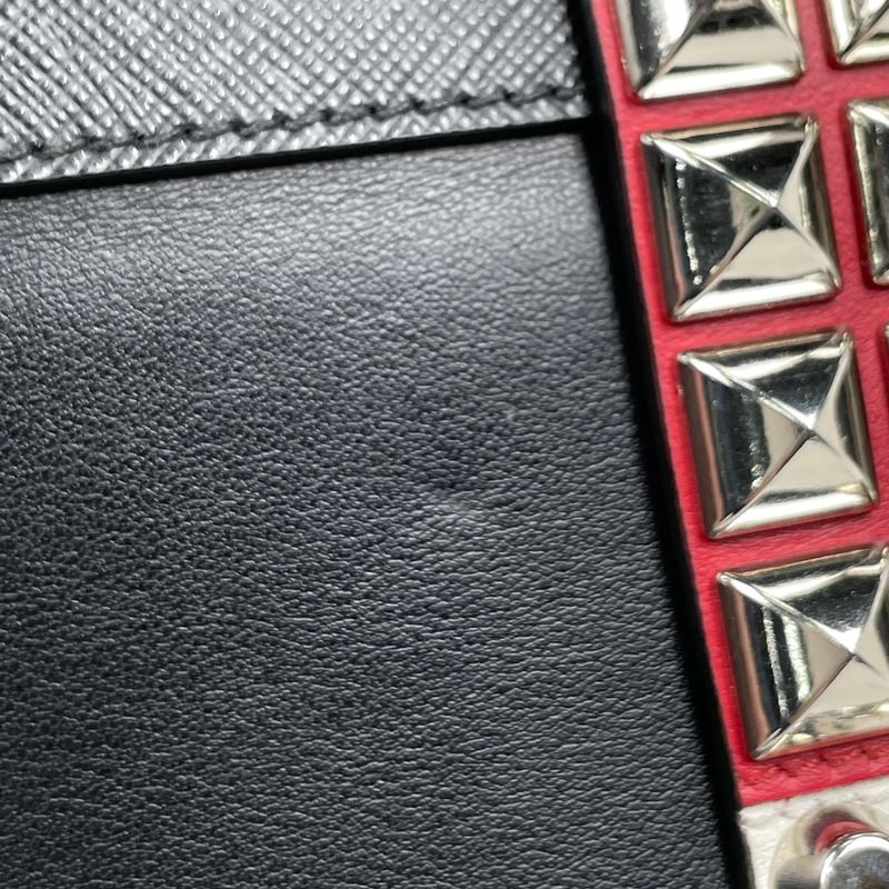 Prada Electra Shoulder Bag Logo Studded Shoulder Bag Leather Nero (Black)