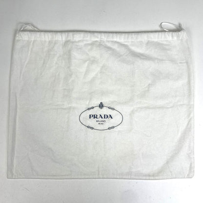 Prada Logo Plate Handbag 2way Shoulder Bag Promenade Handbag Saffiano Leather