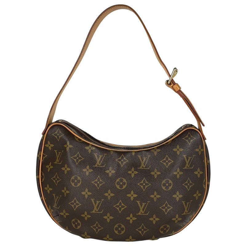 Louis Vuitton Croissant MM One Shoulder Bag Monogram Brown M51512 Women