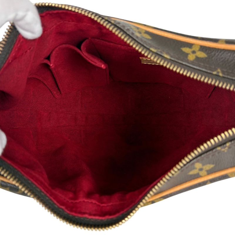 Louis Vuitton Croissant MM One Shoulder Bag Monogram Brown M51512 Women