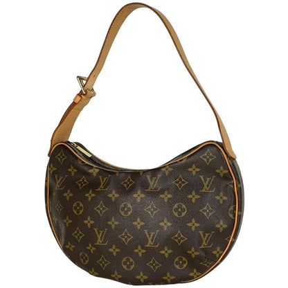Louis Vuitton Croissant MM One Shoulder Bag Monogram Brown M51512 Women