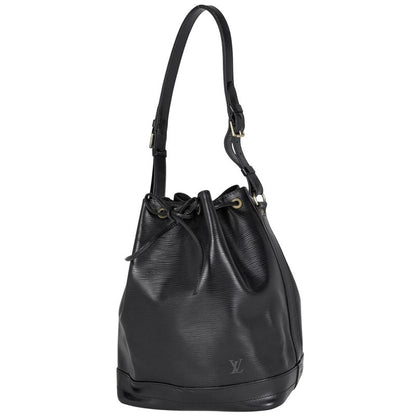 Louis Vuitton Noe One Shoulder Draw String Shape Shoulder Bag Epi Noir Black