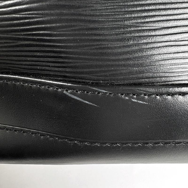 Louis Vuitton Noe One Shoulder Draw String Shape Shoulder Bag Epi Noir Black