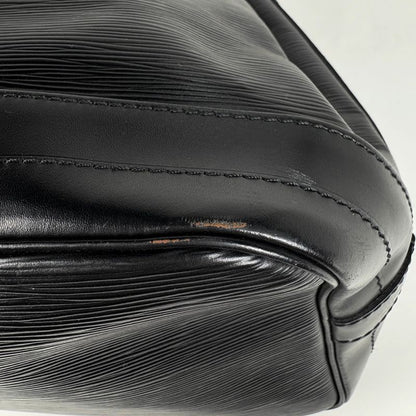 Louis Vuitton Noe One Shoulder Draw String Shape Shoulder Bag Epi Noir Black