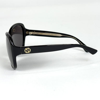 Gucci Interlocking G Sunglass Es Eyewear Plastic Black Gg0080sk Ladies